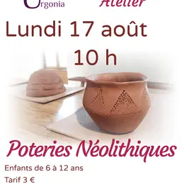 Atelier Poterie Néolithique
