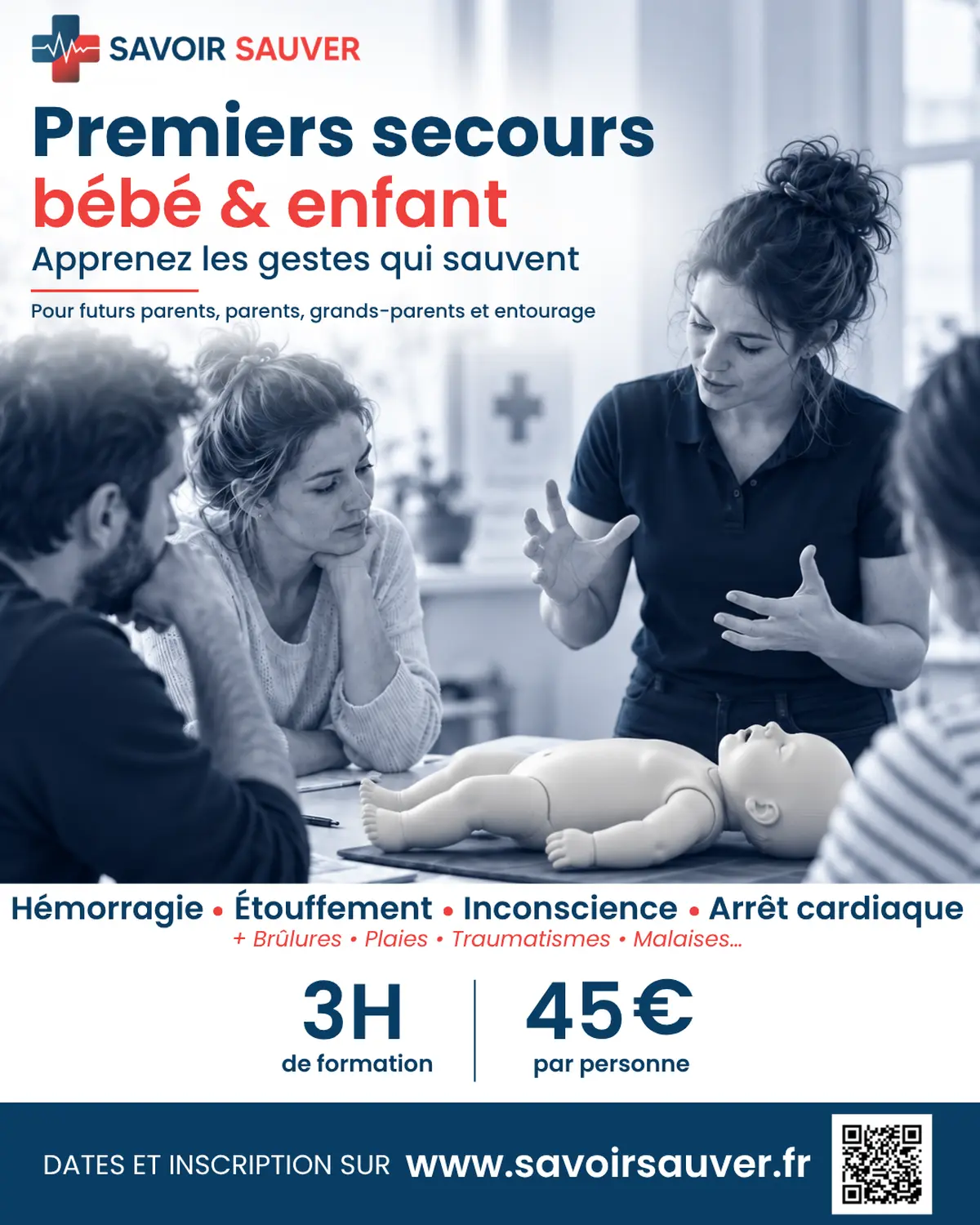 Atelier Premiers Secours Bébé & Enfant