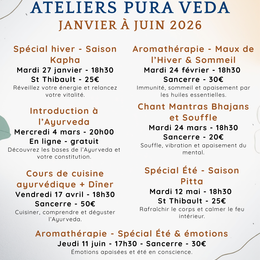 [ Atelier Pura Véda ] : Aromathérapie - Spécial été et émotions