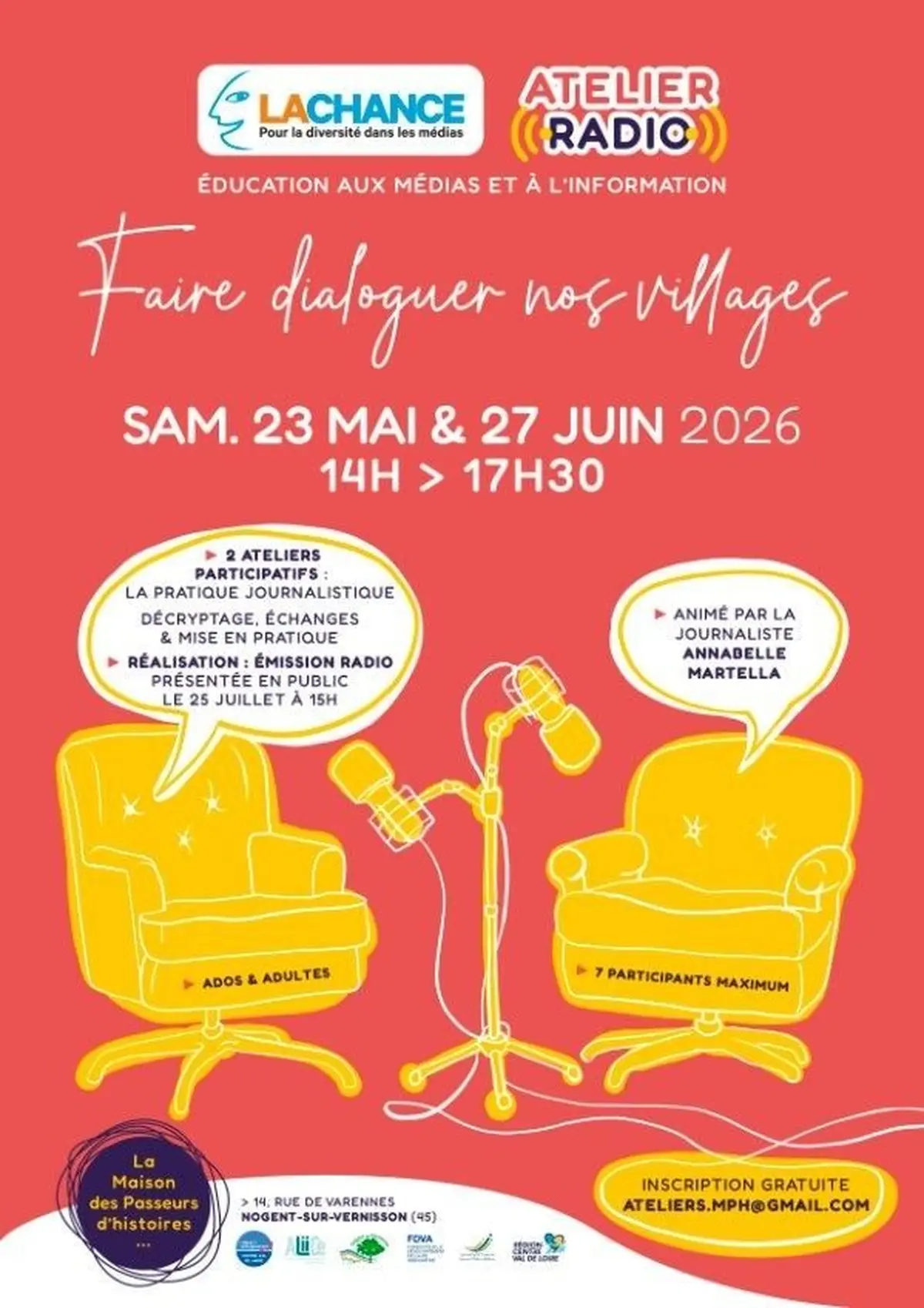 Atelier radio Faire dialoguer nos villages