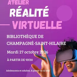 Atelier Réalité virtuelle
