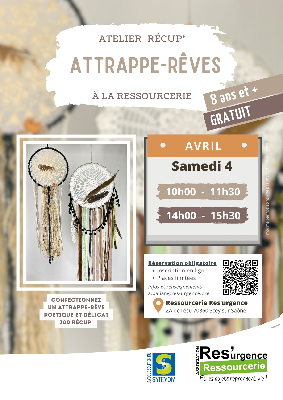 Atelier récup : Attrape-rêves