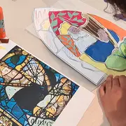 Atelier réinvente les vitraux de l'abbatiale