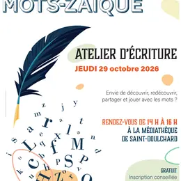 ATELIER : Rencontres Mots-Zaïques