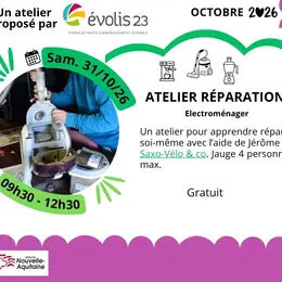 Atelier réparation électroménager