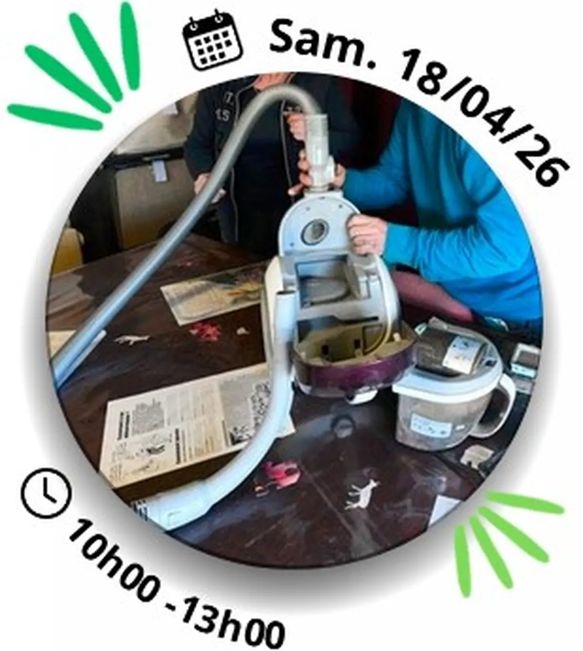 Atelier réparation (petits électroménager, machine à coudre ...)