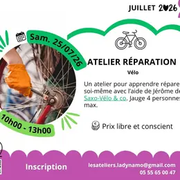Atelier réparation vélo