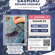 Atelier : Sashiko - réparer ensemble