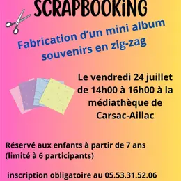 Atelier scrapbooking