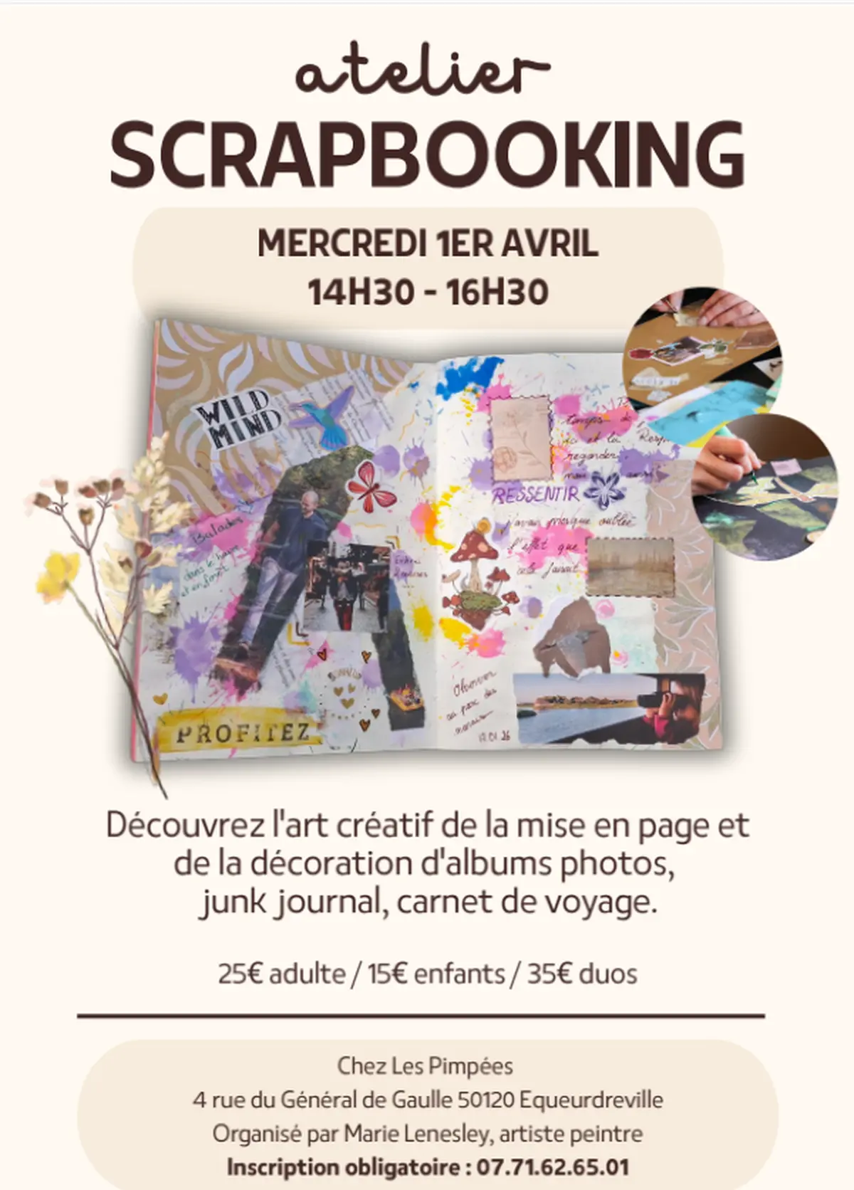 Atelier scrapbooking