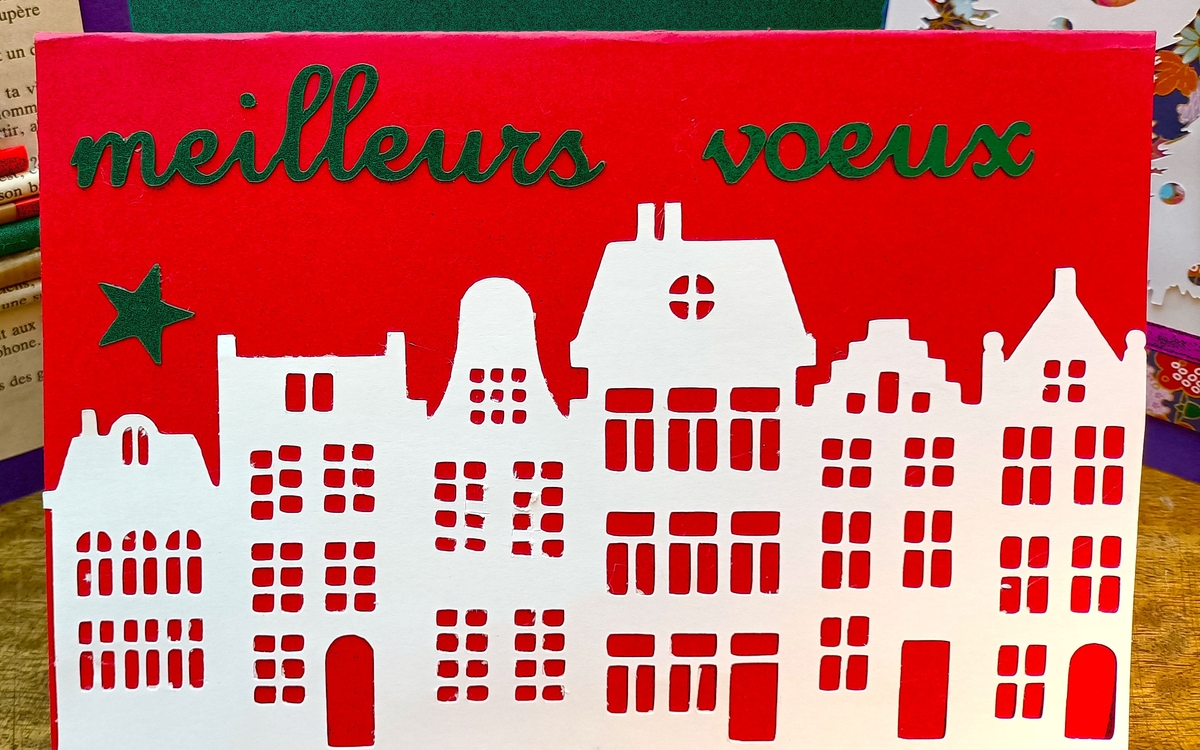 Atelier scrapbooking cartes de vœux