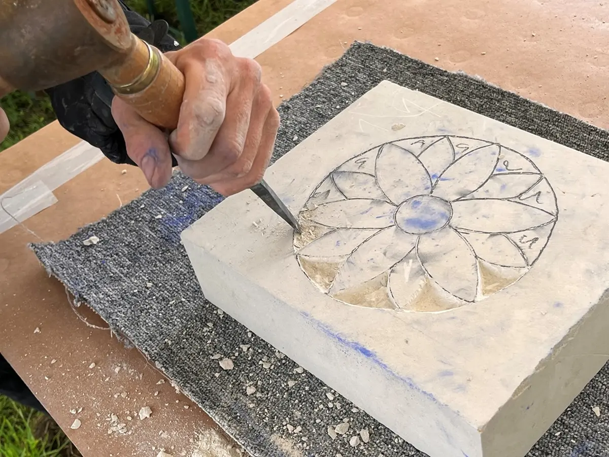 Atelier sculpture, Chapelle de Graillé, Journées européennes du patrimoine