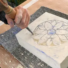 Atelier sculpture, Chapelle de Graillé, Journées européennes du patrimoine