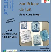 Atelier seniors : Gravure sur brique de lait