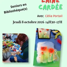 Atelier seniors : Laine cardée