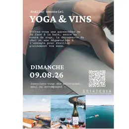 Atelier sensoriel yoga et vins
