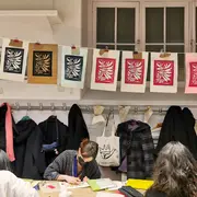 Atelier Sérigraphie à la Maison des Compagnons du Devoir de Pantin