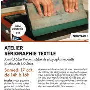 Atelier sérigraphie textile
