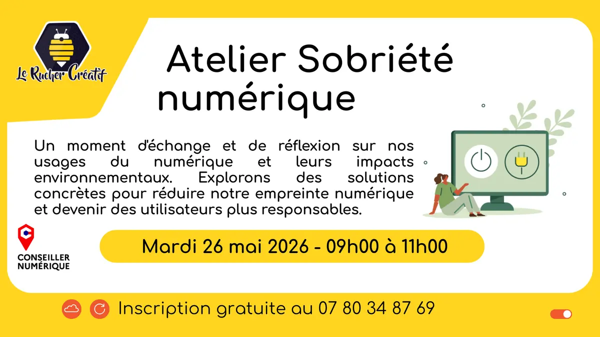 Atelier Sobriété numérique