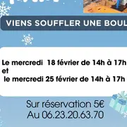 Atelier soufflage de verre - spécial enfants