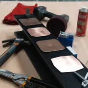 Atelier sous-verres en cuivre à Saint-Jean-d'Illac (33)