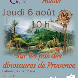 Atelier Sur les pas des dinosaures de Provence 