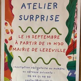 Atelier surprise - Lezéville