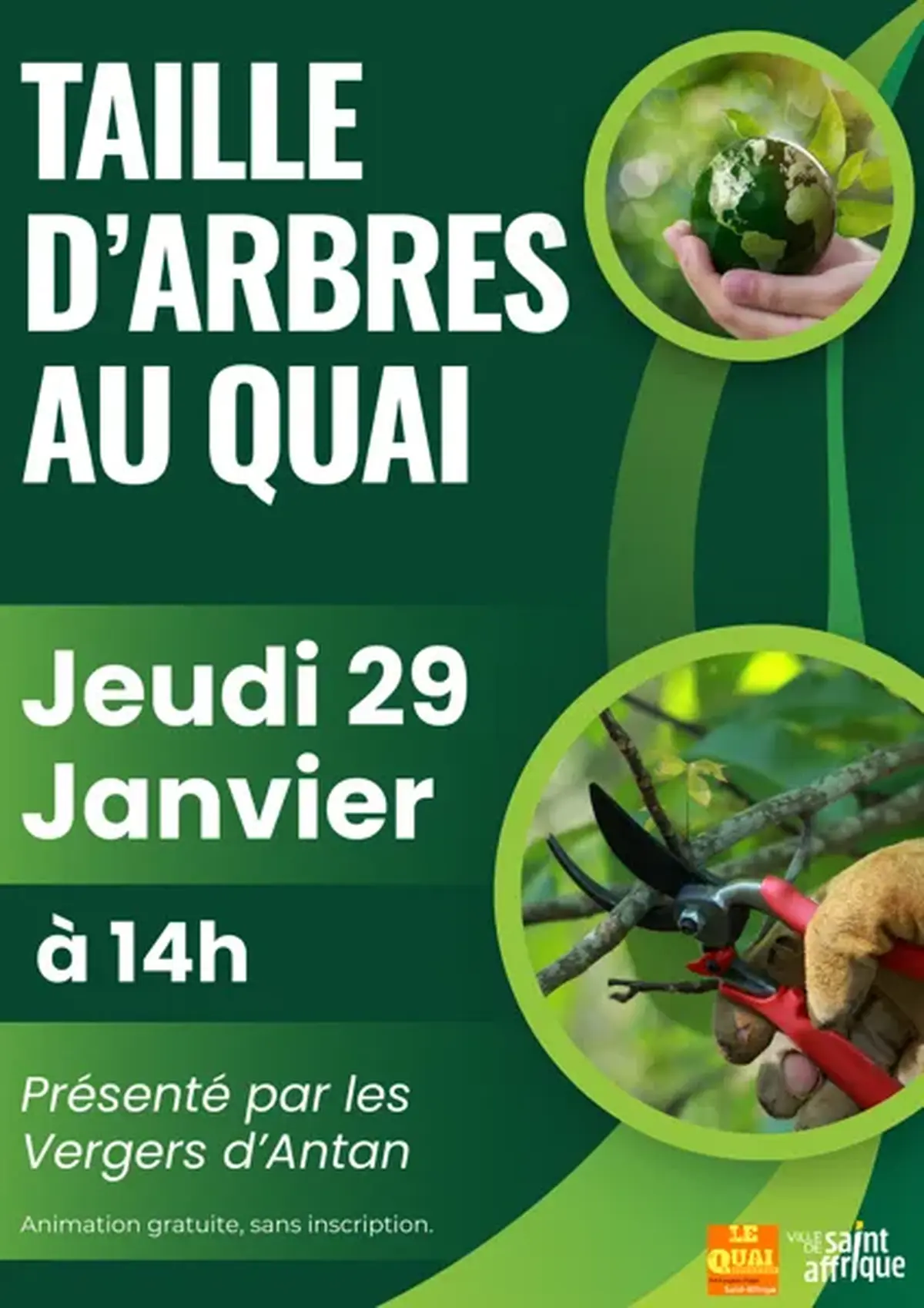 Atelier taille d'arbres