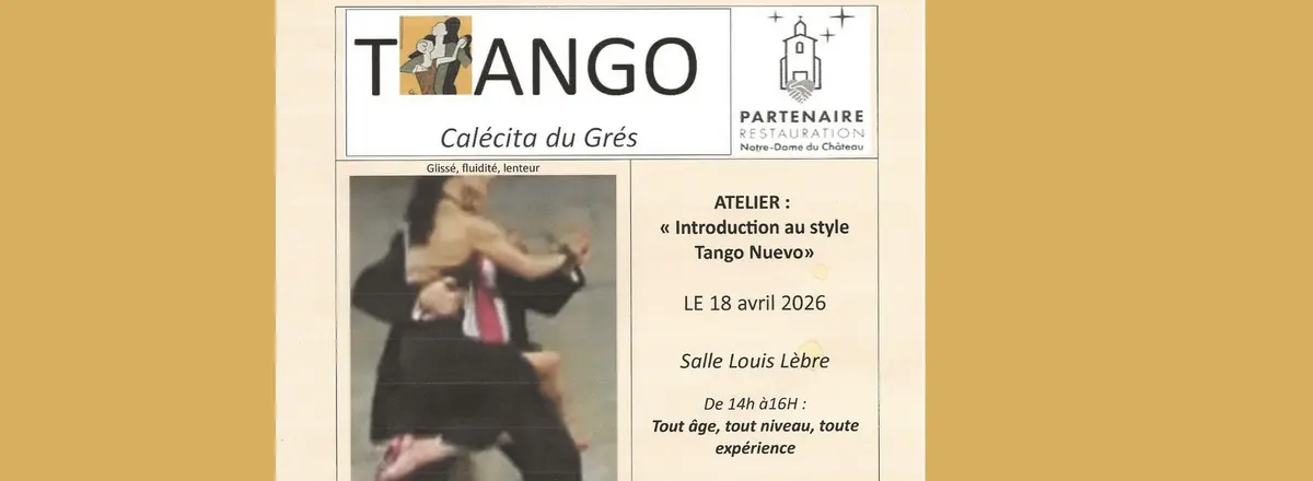 Atelier Tango Nuevo par La Calécita du Grès