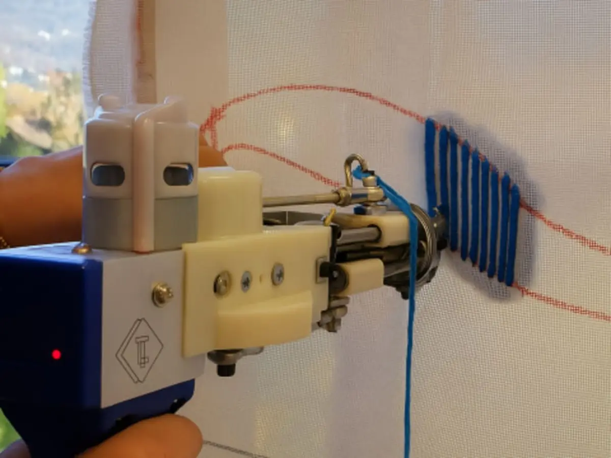 Atelier tapis en tufting à Aix-Les-Bains (73)