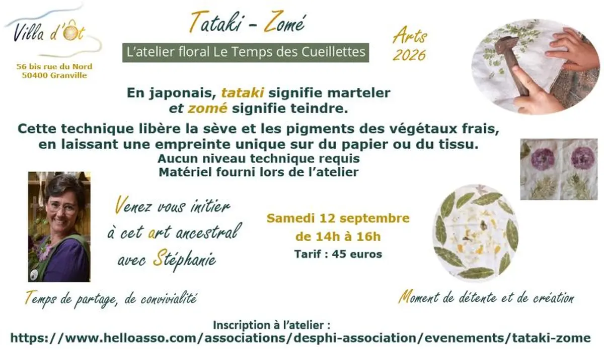 Atelier TATAKI-ZOMÉ avec le Temps des Cueillettes