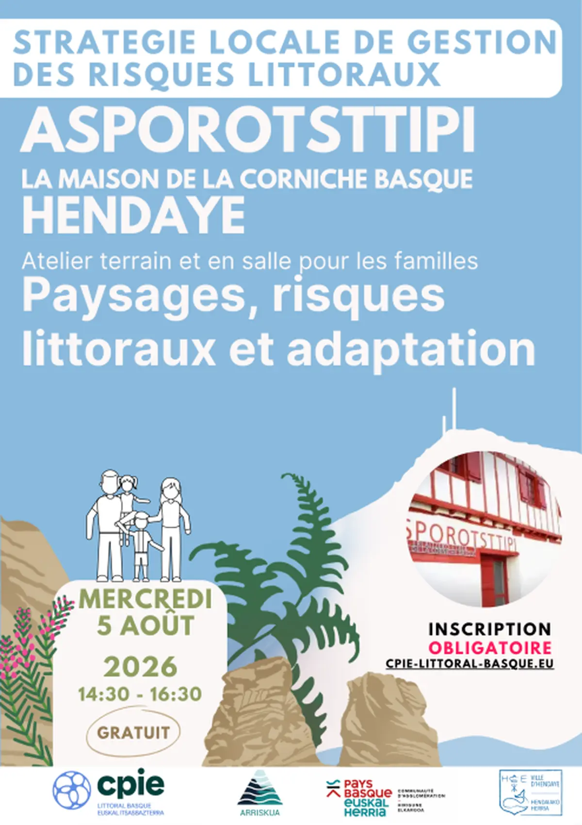 Atelier terrain - Paysages, risques littoraux et adaptation