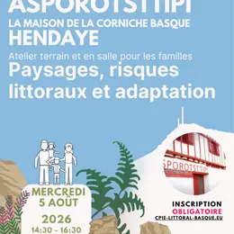 Atelier terrain - Paysages, risques littoraux et adaptation