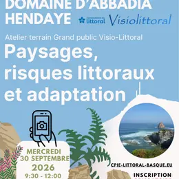 Atelier terrain - Paysages, risques littoraux et adaptation