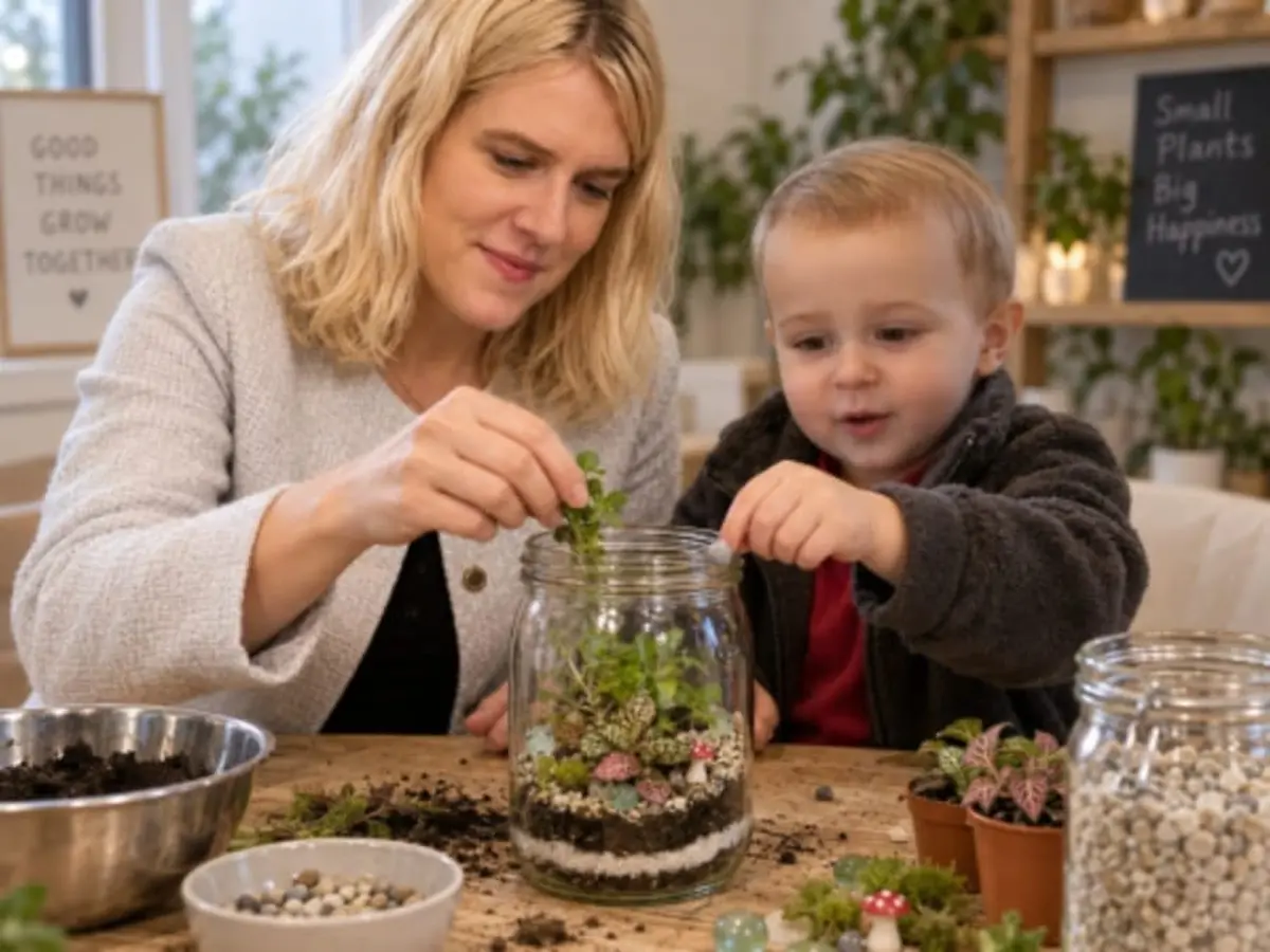 Atelier terrarium en duo parent/enfant à Montreuil (93)