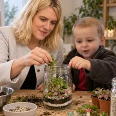 Atelier terrarium en duo parent/enfant à Montreuil (93)