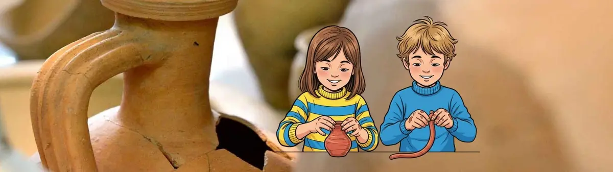 Atelier terre à terre pour les enfants à Bibracte