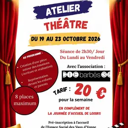 Atelier théâtre - Espace Social des Vaux d'Yonne