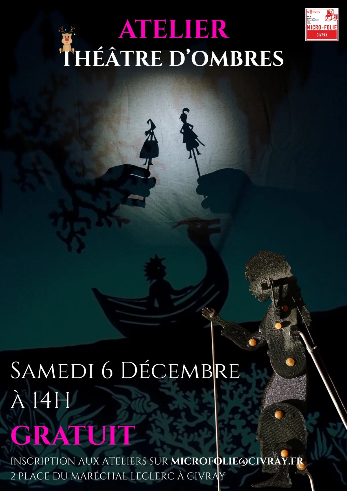 Atelier Théâtres d'ombres