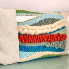 Atelier tissage d'une housse de coussin à Montauban (82)