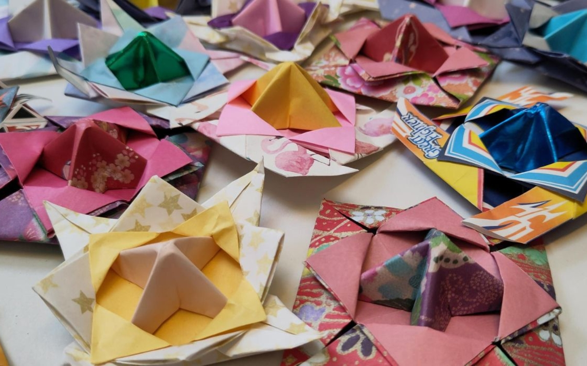 Atelier Toupies en origami