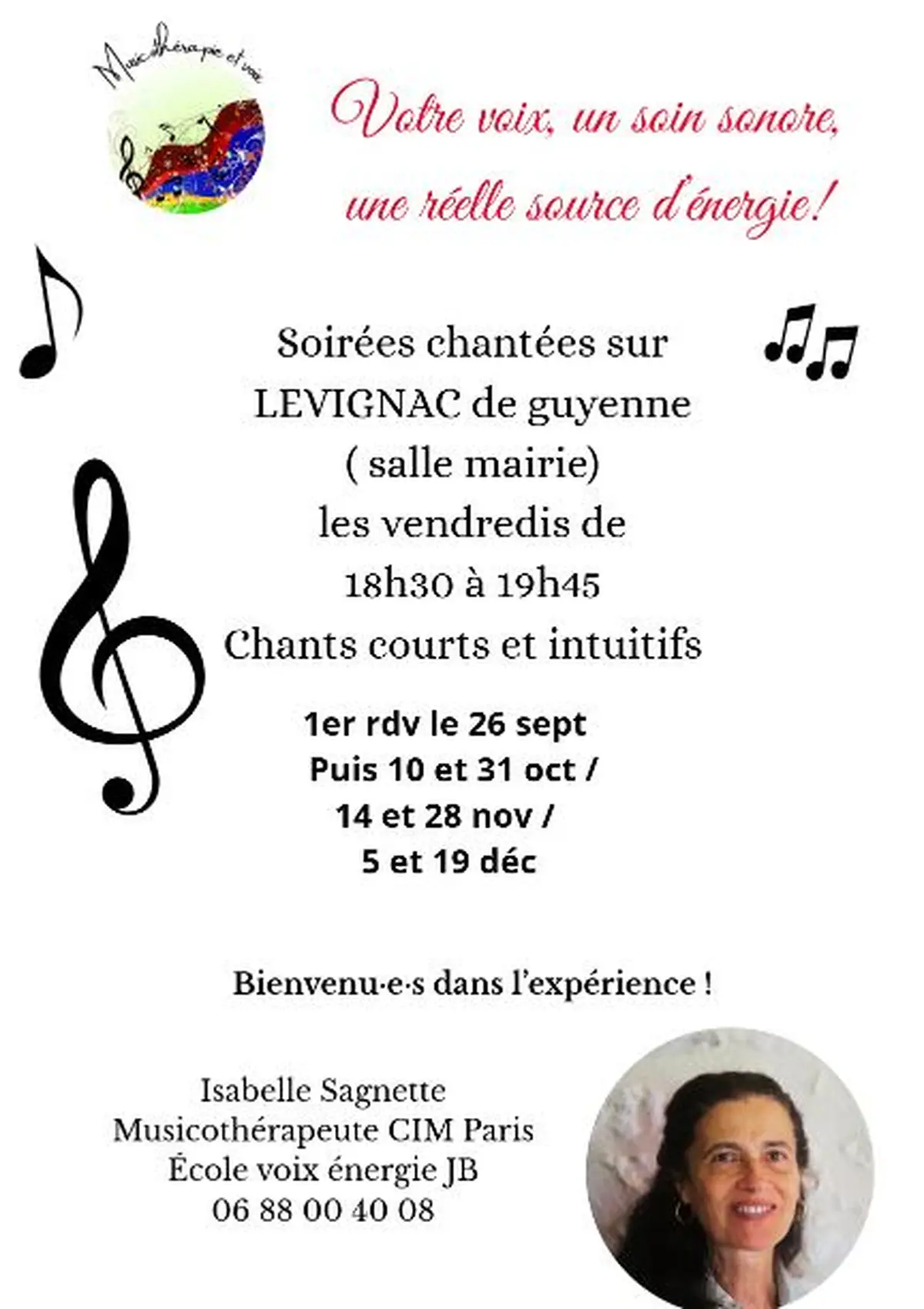Atelier “ Tout le monde peut chanter”