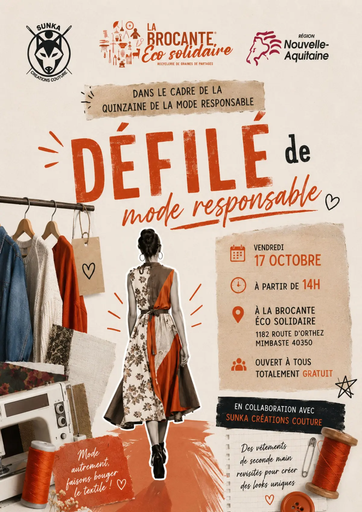Atelier Transformation de textile - Défilé de mode