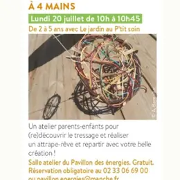 Atelier tressage à 4 mains