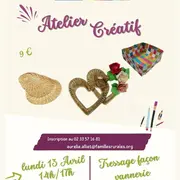 Atelier tressage façon vannerie