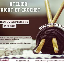 Atelier tricot et crochet
