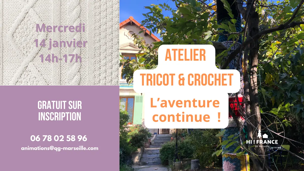 Atelier tricot et crochet