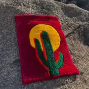 Atelier tufting d'un tapis à Plestin-les-Grèves (22)