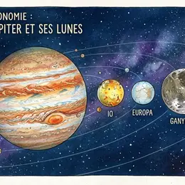 Atelier vacances Jupiter et ses lunes