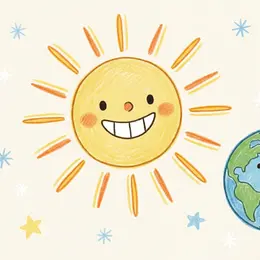 Atelier vacances le Soleil notre étoile 3/6 ans
